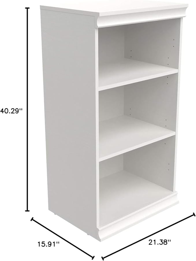 ClosetMaid Modular Storage Shelf Unit with 3 Shelves, White