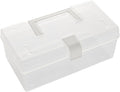 BOENLU Transparent Storage Box, Clear Plastic Container with Handle and Latches for Home and Office Organization