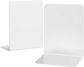 Book Ends, 2 Pieces Metal Bookend for Shelves, Bookends for Heavy Books, Book Holders for Shelves, Desk Organizers, Book Dividers for Office, School, Bookstore, Home