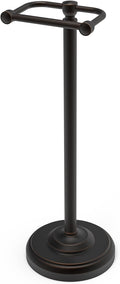 Toilet Paper Holder Stand, Freestanding Toilet Paper Holder,Farmhouse Post Pivoting Toilet Paper Stand with Stable Weighted Base,Stainless Steel Tissue Roll Holder Stand for Bathroom,Oil Rubbed Bronze
