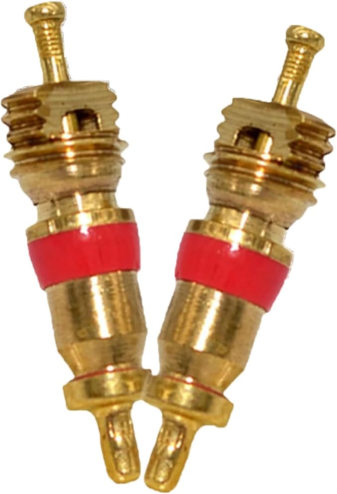 100 Pcs Car Tire Valve Stem Cores, Premium Nickel Plated Auto Valve Cores, Universal Vehicle Tire Repair Valves for Cars, SUVs, Bicycles, Trucks, Motorcycles