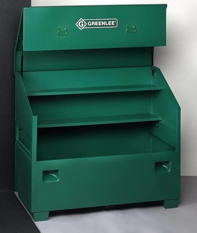 Greenlee 3660 Slant Top Storage Box, 60-Inch By 30-Inch By 48-Inch, Green