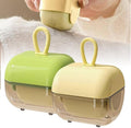 Mini Lint Roller, Portable Reusable Lint Rollers, Reusable Lint Roller for Clothes, Lint Rollers for Pet Hair, Washable Lint Roller for Clothing Pet Hair Lint Travel Home Use (Yellow+Green)