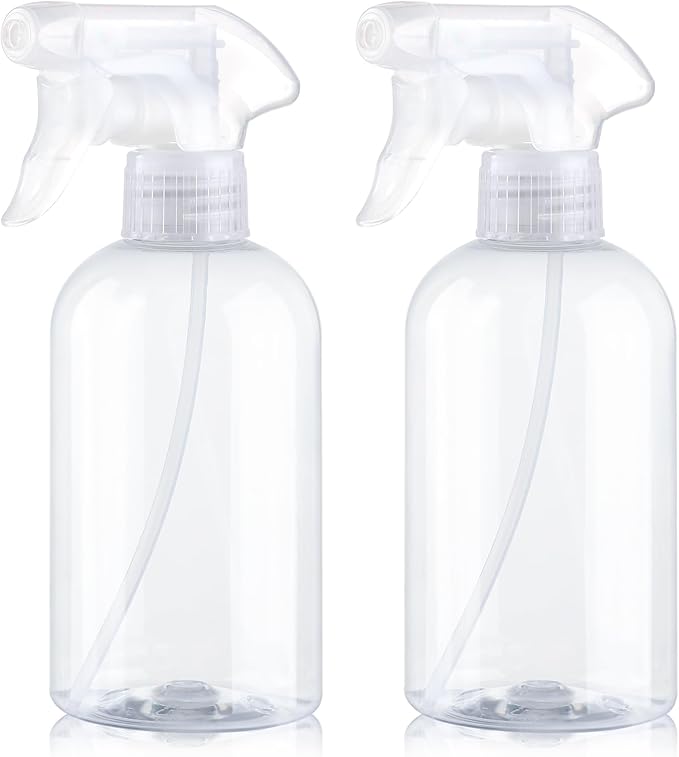 Spray Bottles BPA free Plastic Spray Bottle 10oz/300ml Adjustable Sprayer Empty Refillable Container Mist Stream for Watering Plants, Pet Training, Kitchen Cleaning