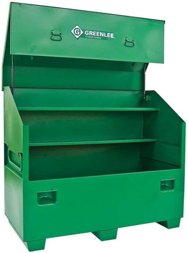 Greenlee 3660 Slant Top Storage Box, 60-Inch By 30-Inch By 48-Inch, Green