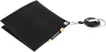 PRETYZOOM Golf Towel with Extendable Reel for Clubs and Balls Black Microfiber Cleaning Cloth Small Golf Accessory for On-Course Use
