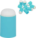 32 Pcs Reusable Finger Sponge Daubers,Washable Sponge Paint Brushes for DIYPainting Art,Card Making，Stenciling Painting Chalk Ink(Blue)