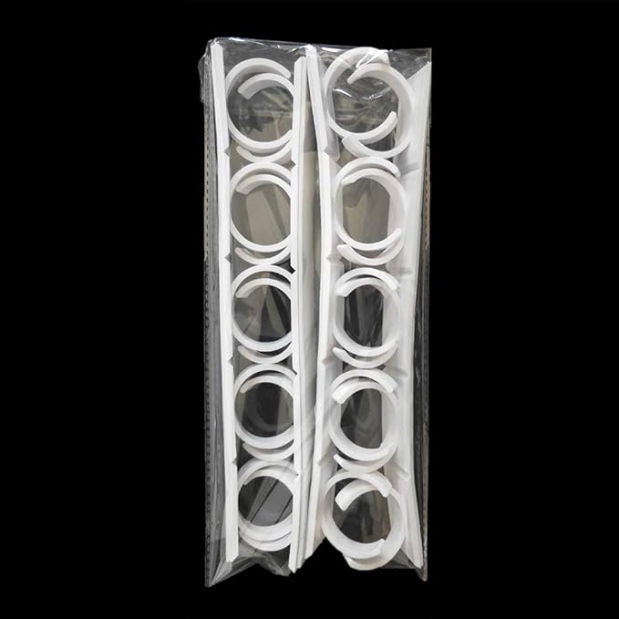 Wall Mount Ingredient Spice Bottle Rack Plastic Organizer Rack 5 Cabinet Kitchen Cabinet Door Hooks Jars Spice Holder Pp