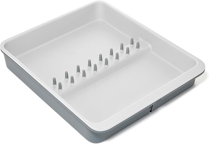 Joseph Joseph DrawerStore Expanding Utensil and Gadget Organizer, Expandable Tray for Kitchen Drawer, Recycled Plastic