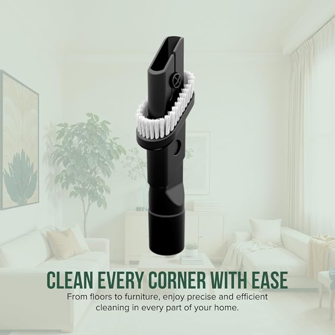 Replacement Combination Dusting Brush & Crevice Tool for Various Bissell Vacuum Cleaners