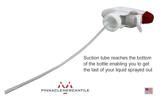 Pinnacle Mercantile Plastic Spray Bottles Leak Proof Technology Empty 32 oz Pack of 78 Made in USA
