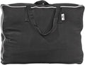Blanket and Comforter Storage Bag with Handles for Comforters, Blankets, Linens and Garments | Underbed/Wardrobe Breathable Closet Organizer Bag (X-Large (21"x15"x10"), Black)