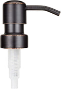 Oil Rubbed Bronze Modern Metal Soap and Lotion Replacement Pump - One Pack
