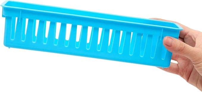 Juvale Plastic Pencil Holder for Classroom - 12-Pack, Multicolor, Slim Rectangular for Classroom Organization & Teacher Supplies
