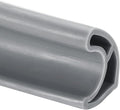 uxcell Flexible Shower Water Barrier, 39" TPE Shower Edge Water Stopper Blocker Splash Guard for Bathtub Sink Washing Machine Dry and Wet Separation, 1.18"W x 1.77"H, Grey