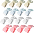 Meafeng 4 Color Hangers Hooks 100pcs Closet Organizer Space-Saving Stackable Hangers for Closet