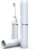 SIEANE Electric Toothbrush Travel Case, Universal Fit for Most Electric Toothbrushes, Ventilation Design, Portable Holder Cover for Men and Women, Travel Essentials for Business Trip & Vacation(White)