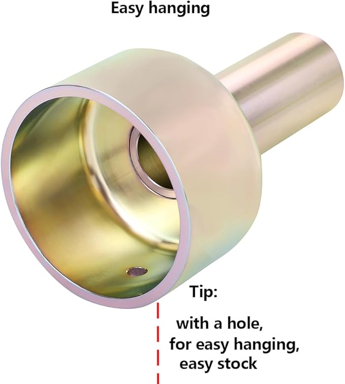 Trailer Dust Cap Installation Tool 1.98 inch Trailer Dust Cap Tool Axle Grease Cap Tool (1.98 '' Dust Cap Driver)