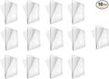 10Pcs Transparent Wall Mounted Replacement Sticky Pads for Kitchen Bathroom Shower Caddy Organizer Rack Holder Nail Free Adhesive Hooks Bathroom Accessories (Double-Sided Sticker)