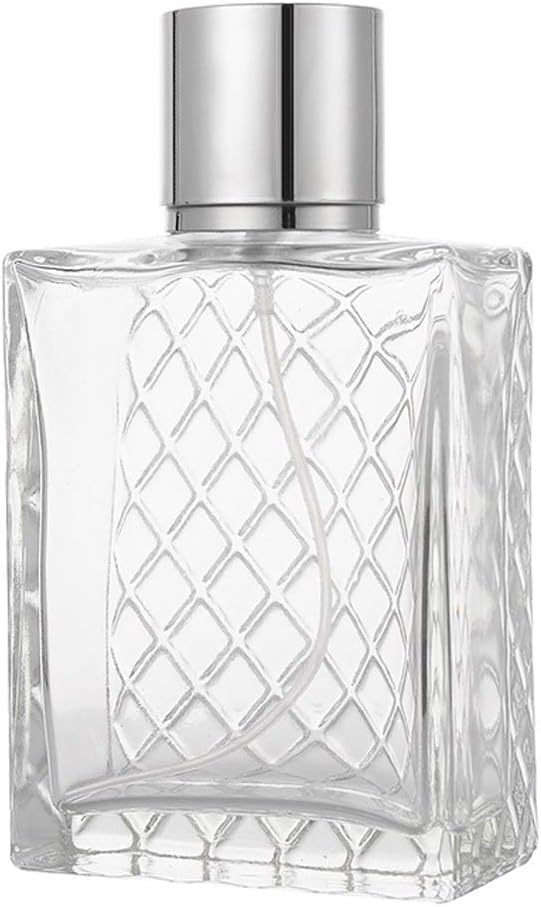 Enslz 100ml 3.4 oz Refillable Spray Perfume Bottles large cosmetic Fine Mist Atomizer Empty Portabe Clear Glass Essential Oil Container for Travel