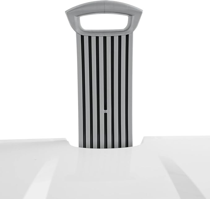 Wheeled Plastic Laundry Hamper,135 L Sized Plastic Laundry Basket Large Rolling Laundry Hamper with Lid Pull Handle & Side Grips Ventilated Clothes Basket for Home, Dorm, or Apartment