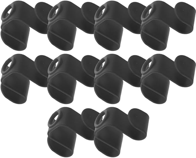 Luxshiny 10pcs Ultra Space Saving Hanger Hooks Connector Hooks for Closet Organizer Coat Hanger Space Saver