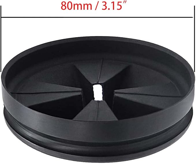 2 in 1 3 1/8 Inch Garbage Disposal Sink Baffle Splash Guard and Garbage Disposal Scraper, Disposal Quiet Cover Splash Guard, Quiet Collar Sink Baffle for Moen, Waste King, Whirlaway, GE Disposer