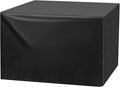 QWORK Universal Planer Dust Cover, Table Saw & Miter Saw Protection, 28.3" x 24.4" x 19.6", Black, Fits Most Planers & Bench Drill Press
