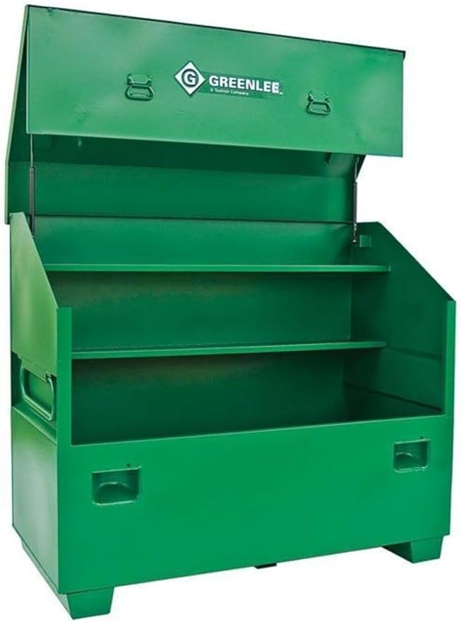 Greenlee 3660 Slant Top Storage Box, 60-Inch By 30-Inch By 48-Inch, Green