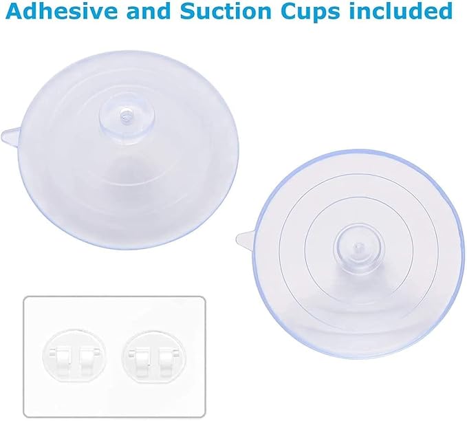 Sink Caddy Sponge Holder for Kitchen Sink 2 Suspension Options(Suction Cups and Adhesive Hook), SUS304 Stainless Steel, Silver