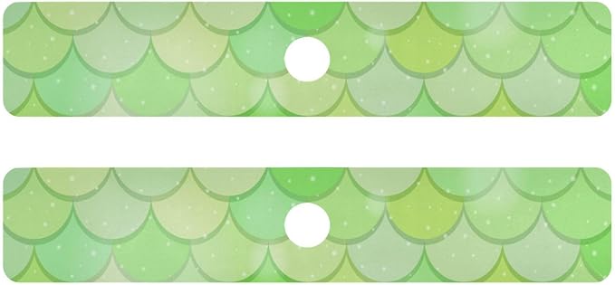 Kitchen Sink Splash Guard 2 PCS 30 Inch Sink Faucet Mat Splash Guard for Bathroom Countertop Water Absorbent Foldable Cuttable Soft Washable Green Fish Scale