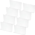 PATIKIL 8 Pack Shelf Dividers for Closet Organization, 7.9x1.6x4.8 Acrylic Closets Separator Kitchen Cabinet Shelves Under Bed Blocker for Bedroom Kitchen Office, Clear