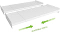 Expandable Closet Shelf Organizer, Adjustable Shelves Organizer, Storage Shelving Rack DIY Divider RV Separator for Cabinet Pantry Wardrobe Cupboard Kitchen, 2 Pack, X-Large