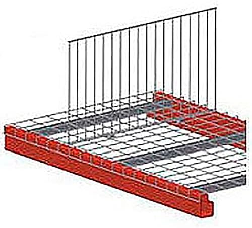 Global Industrial Pallet Rack Wire Deck Divider, 34"D x 18"H