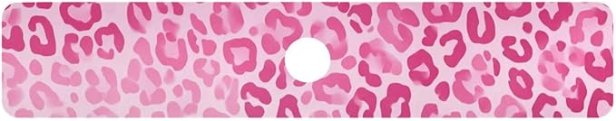 Kitchen Sink Splash Guard 1 PC 30 Inch Sink Faucet Mat Splash Guard for Bathroom Countertop Water Absorbent Foldable Cuttable Soft Washable Gradient Pink Leopard Print