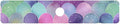 Kitchen Sink Splash Guard 1 PC 30 Inch Sink Faucet Mat Splash Guard for Bathroom Countertop Water Absorbent Foldable Cuttable Soft Washable Watercolor Mermaid Scales Colors