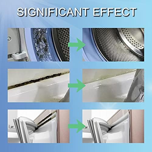 Sugelary Mold Stain Cleaner, 10 Fl oz All-Purpose Gel for Front Loader Seal, Household Cleaner Gel for Bathroom Grout, Sink, Shower, Caulk, Washing Machine Cleaning Solution