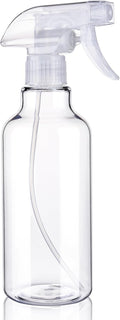 Spray Bottles 16.9oz Plastic Spray Bottle for Hair Mist/Stream Heavy Duty Empty Spray Bottles for Cleaning Solutions, Plants (16.9oz-Clear)