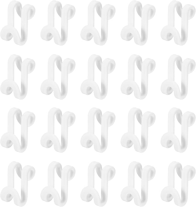uxcell Clothes Hanger Connector Hooks, 30Pcs - ABS Hanger Hooks, Hanger Extender Hooks, Hanger Hooks Space Saver for Closet (Beige)