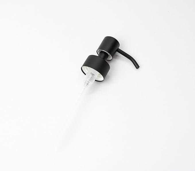 Kapitan Soap Dispenser Pump Replacement Head Black Spare Stainless Steel 28Mm Brushed Finish