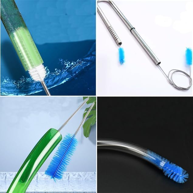 Flexible Drain Pipe Brush，Suitable for AC Drain Lines、cpap Cleaning、Shower Drain Brush、Pipe Cleaning