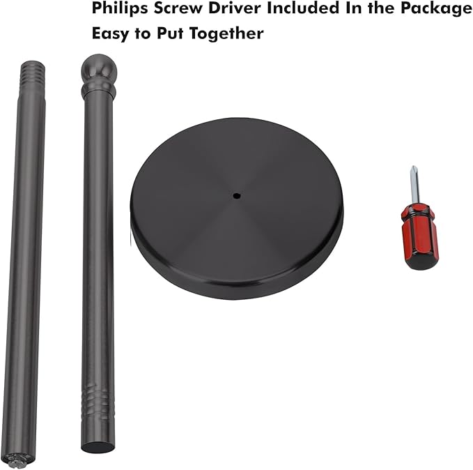 Toilet Paper Holder Stand Holding Up to 5 Paper Rolls, Free-Standing Spare Rolls Storage Holder, Stainless Steel (Black)