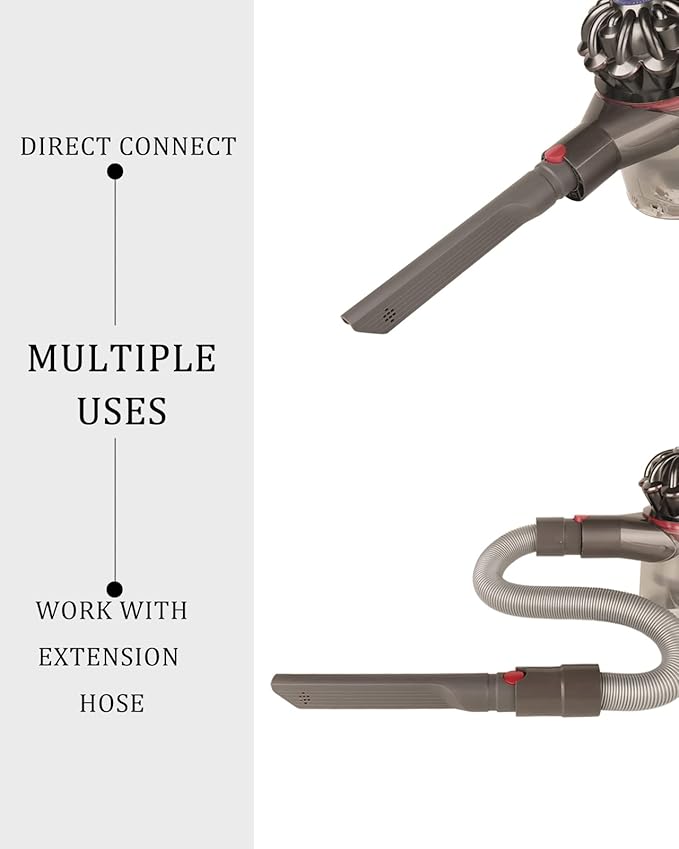 Fulllclean Crevice Tool Attachment Compatible with Dyson Gen5 V15 V15s V12 V11 V10 V9 V8 V7 Vacuum Cleaner Accessories Replacement Parts Brush Nozzle