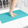 Hargiis Non-Slip Bathtub Mat, Anti Slip Shower Mat, Fast Drying Bathtub Mats, Foot Scrubber Mat, Anti Slip Mat for Tub, Floor, Bathroom, Kitchen, Home, Hotel (Turquoise Blue 36"×24")