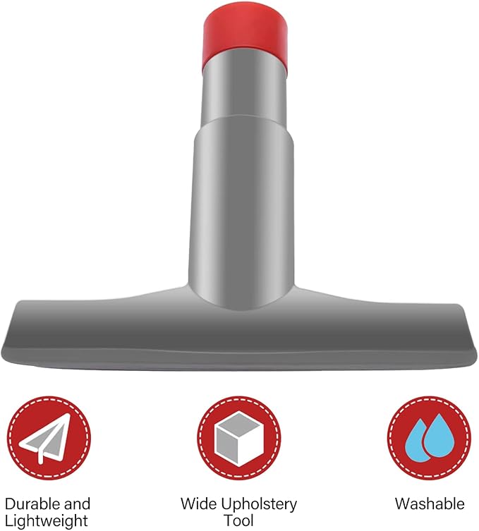Crevice Tool and Dust Brush Upholstery Tool Compatible with Shark Navigator Lift-Away Vacuum Cleaner Models NV500, NV501, NV502, NV560, Compare to Part No.X11FC500 Gray