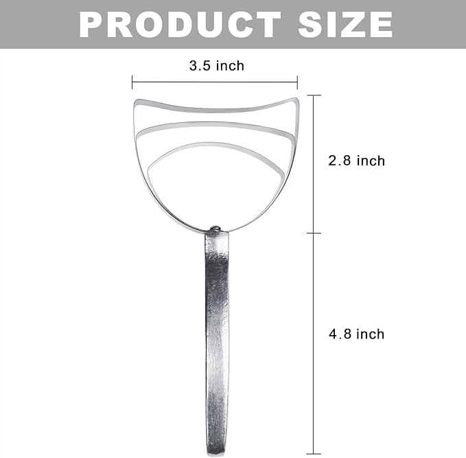 Professional Square Stainless Steel Bone Dust Scraper- Catering Kitchenware Square Bone Dust Remover (1 pack)