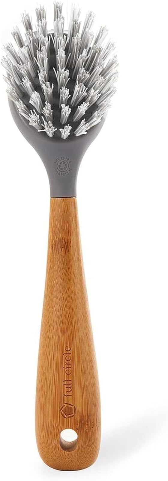 Full Circle Be Tenacious Bamboo Dish Brush Set – Durable Scrub Brushes for Dishes, Pots, Pans, and Cast Iron, Includes Be Good & Tenacious C, Sustainable 2-Pack