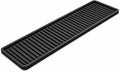 ZAPPOWARE Silicone Kitchen Sink Caddy Sponge Holder 17.7"x 4.33", Black - Bathroom Vanity Tray Organizer, Kitchen Soap Tray for Dish Scrubber, Soap Dispenser and Sponge