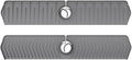 Kitchen Sink Faucet Mat, 2025 New Foldable Faucet Mat for Kitchen Sink, 30in Silicone Faucet Guard & Draining Mat Keep Countertops Dry Splash Guard (Gray, 30in)