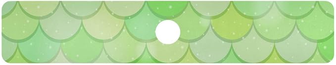 Kitchen Sink Splash Guard 1 PC 30 Inch Sink Faucet Mat Splash Guard for Bathroom Countertop Water Absorbent Foldable Cuttable Soft Washable Green Fish Scale